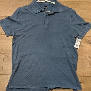 Blue - Saks Fifth Avenue Polo Tee - NWT - Medium